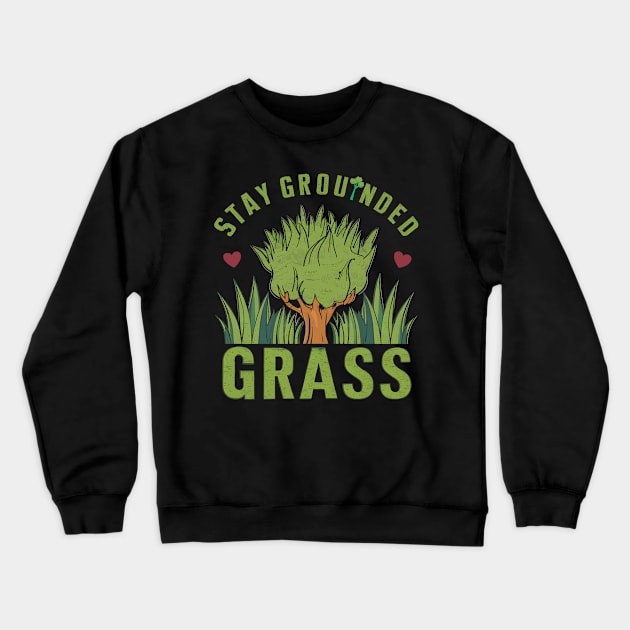 Grass Crewneck Sweatshirt by NomiCrafts